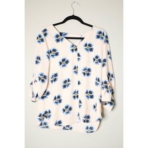 NWT LOFT Floral Blouse
